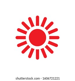 Abstract SUN logo design vector