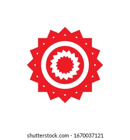 Abstract SUN logo design vector