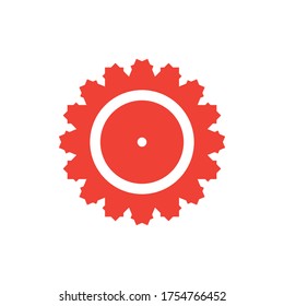 Abstract Sun logo design vector