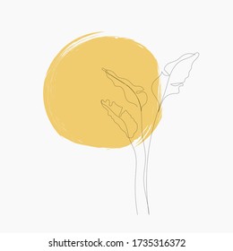  abstract sun, minimal  sun, Sunset vector 