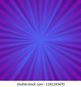 Abstract sun rays background - gradient vector graphic design with radial ray stripes