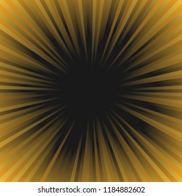 Abstract sun rays background - gradient vector graphic design with radial ray stripes