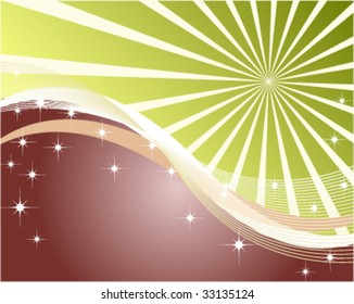 abstract sun rays background, vector illustration