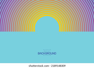 Abstract Sun Rise With Radius Striped Twilight Theme Background For Advertisement Banner Website Templatetechnology Product Presentation Package Vector Eps.