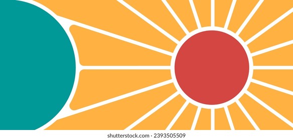 Abstrakte Sun sagt Hintergrundbilder
