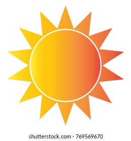 abstract sun shape