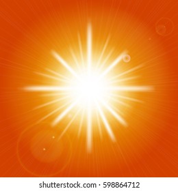 Abstract sun and sunlight