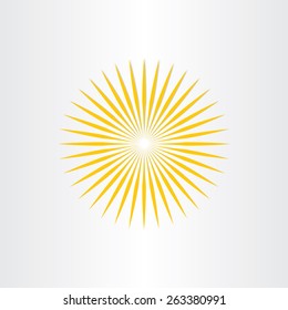 abstract sun sunshine icon design