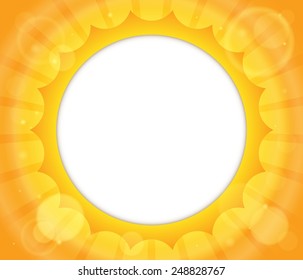 Abstract sun theme image 2 - eps10 vector illustration.