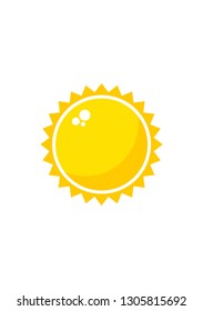 the abstract sun vector illustration on white background 