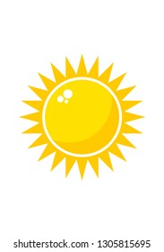 abstract sun vector illustration , vector illustration on white background 