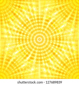 Abstract sun vector seamless pattern