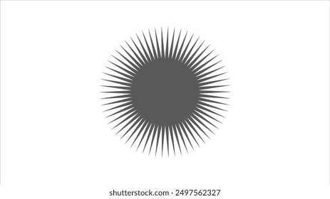 Abstract  sun vector symbol icon design. illustration isolated on white background.