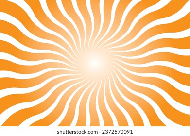 Fondo de los rayos solares abstractos - Ilustración vectorial 