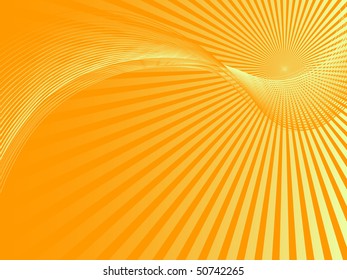 Abstract sunbeams. Vector illustration