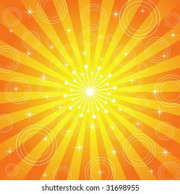 Abstract Sunburst Background