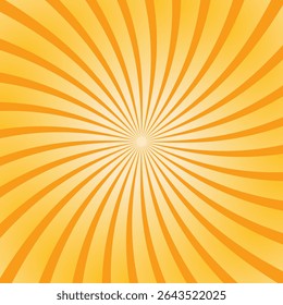 Abstract sunburst brochure design template. sun rays cartoon illustration. comic sunburst background