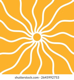 Abstract Sunburst Design design for sun