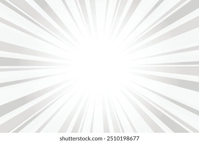 Abstract sunburst Pattern. Gray Goose sunburst background. Radial sunbeam flare background. Exploding star burst texture.
