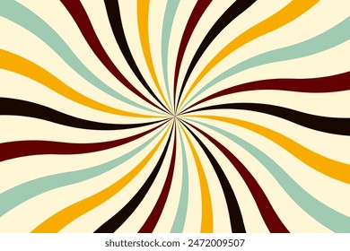 Abstract sunburst pattern.  vintage background design vector