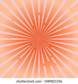 Abstract Sunburst Vintage Background Vector