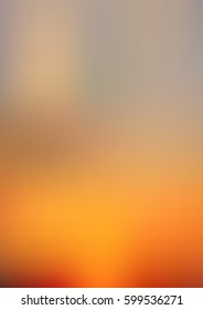 Abstract sundown or sunrise sky background. Gradient mesh texture. Vector illustration.