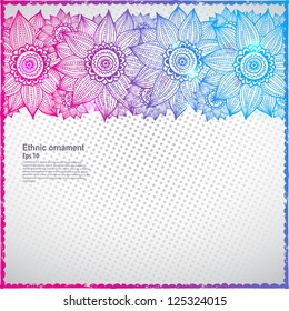 Abstract sunflower background