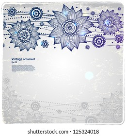 Abstract sunflower background