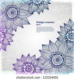 Abstract sunflower background