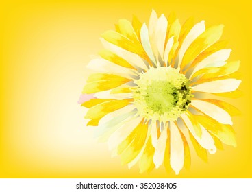  abstract sunflower for background vector illustration