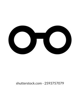 abstract Sunglass Shape line icon 