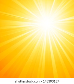 Abstract sunny rays background