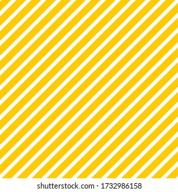 Abstract sunny yellow and white striped background - vector illustration