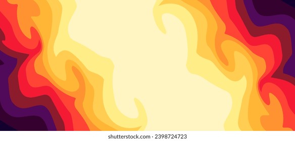 abstract sunrise background with flames color