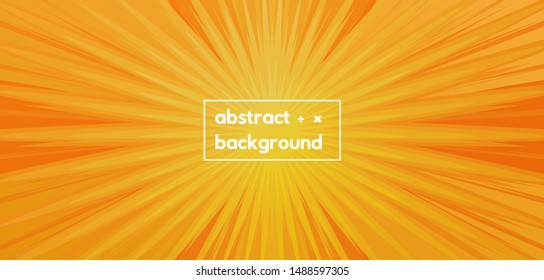 Abstract sunrise background. Vector sunset backdrop. Sun rays texture.