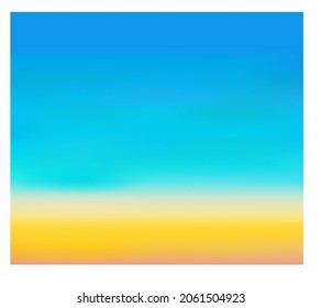 Abstract Sunrise or Sunset. Gradient Blur Texture. Vector illustration.	
