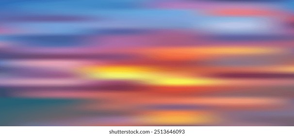 abstract sunset in the afternoon gradient background