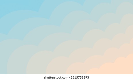 abstract sunset clouds background design