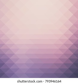 Abstract sunset in haze vector mosaic background