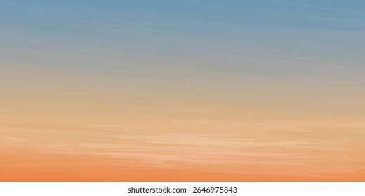 Ilustração gráfica de fundo do céu do pôr do sol abstrato.