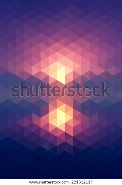 Abstract Sunset Vector Illustration Stock Vector (Royalty Free ...