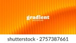 Abstract sunset warm tones gradient with fractal glass effect. Futuristic neon texture with glowing vertical lines. Dynamic pattern. Summer glass ripple gradient. Vector illustration