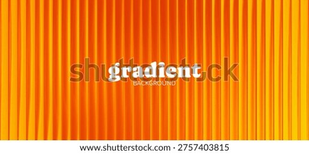 Abstract sunset warm tones gradient with fractal glass effect. Futuristic neon texture with glowing vertical lines. Dynamic pattern. Summer glass ripple gradient. Vector illustration