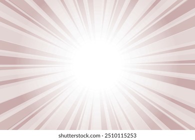 Abstract sunshine gray background. Silver Pink Gray sunburst glowing background for template, banner, poster business social media advertising. Exploding star burst texture radius cartoon pattern.