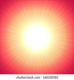 abstract sunshine yellow pink vector background