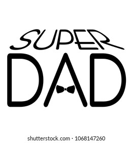Abstract Super Dad