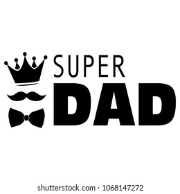 Abstract Super Dad
