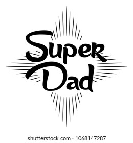 Abstract Super Dad