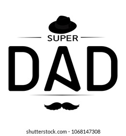 Abstract Super Dad