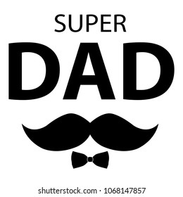 Abstract Super Dad